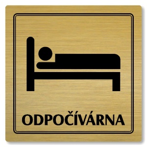 Odpočívárna, 148x148mm, zlatá, Utah